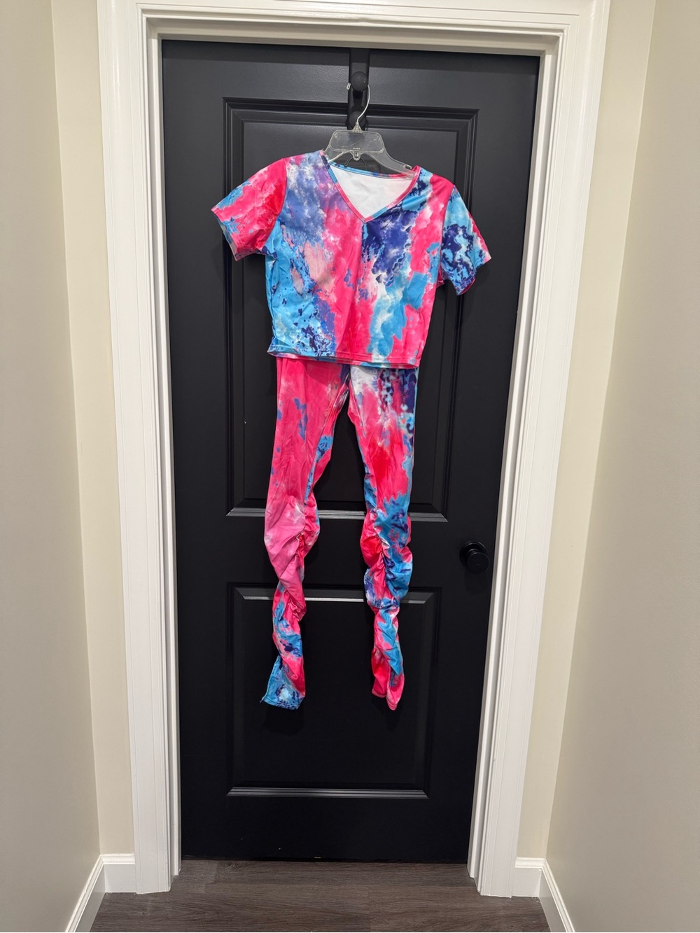 Tie-Dye Pink & Blue Lounge Set